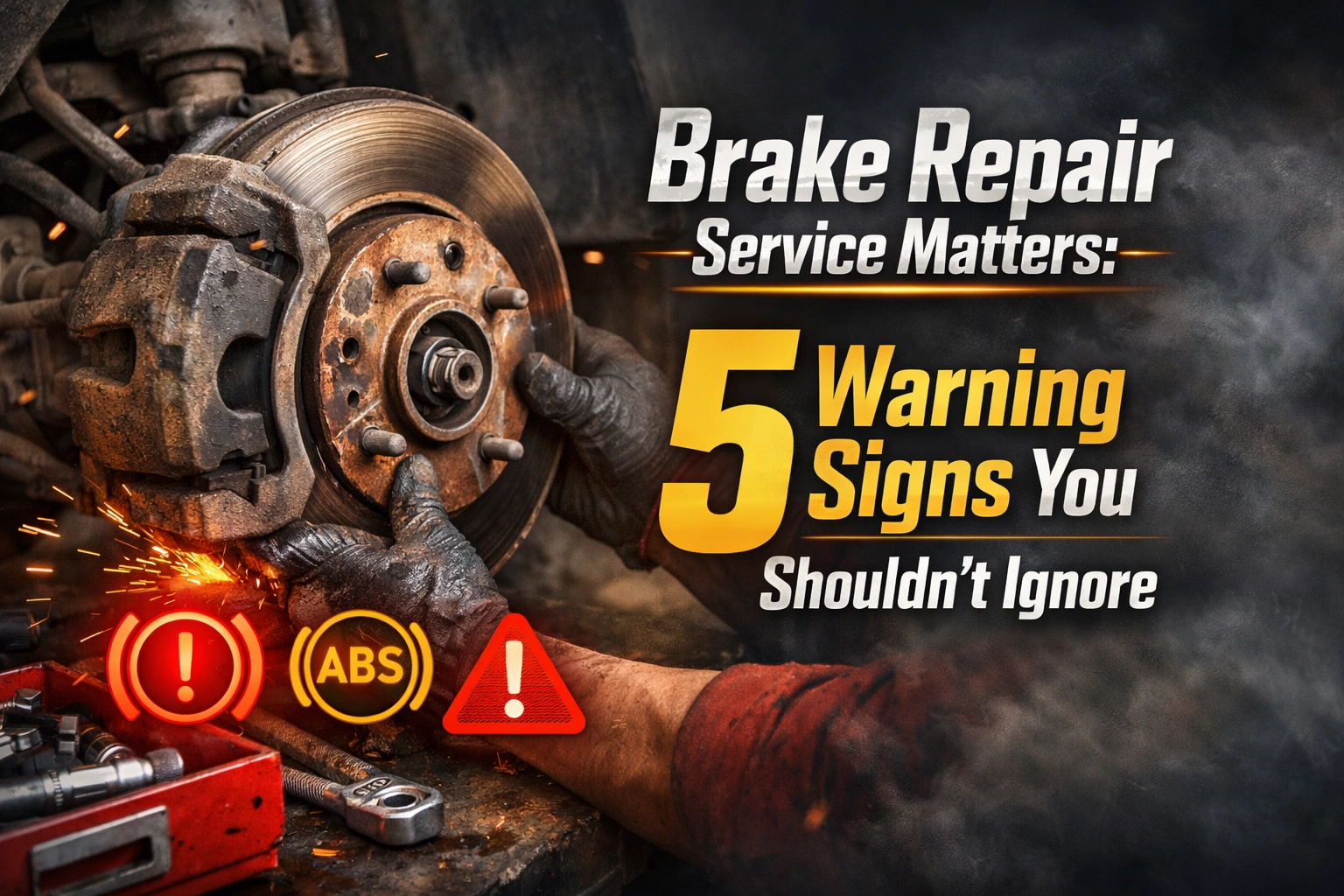 Brake Repair Service Matters: 5 Warning Signs You Shouldn’t Ignore